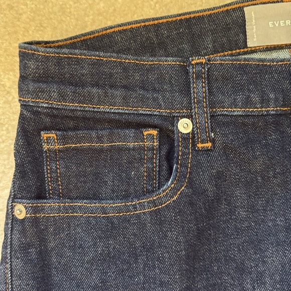 Everlane Skinny Ankle Cropped Dark Wash Jean - Picture 4 of 7